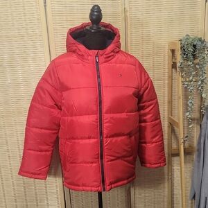 NWT Boy's Tommy Hilfiger Puffer Jacket - Red - Size 18/20